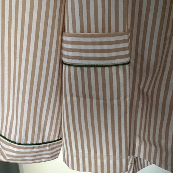 SCHOSTAL ROMA COTTON STRIPED PAJAMA SET - Picture 5 of 11